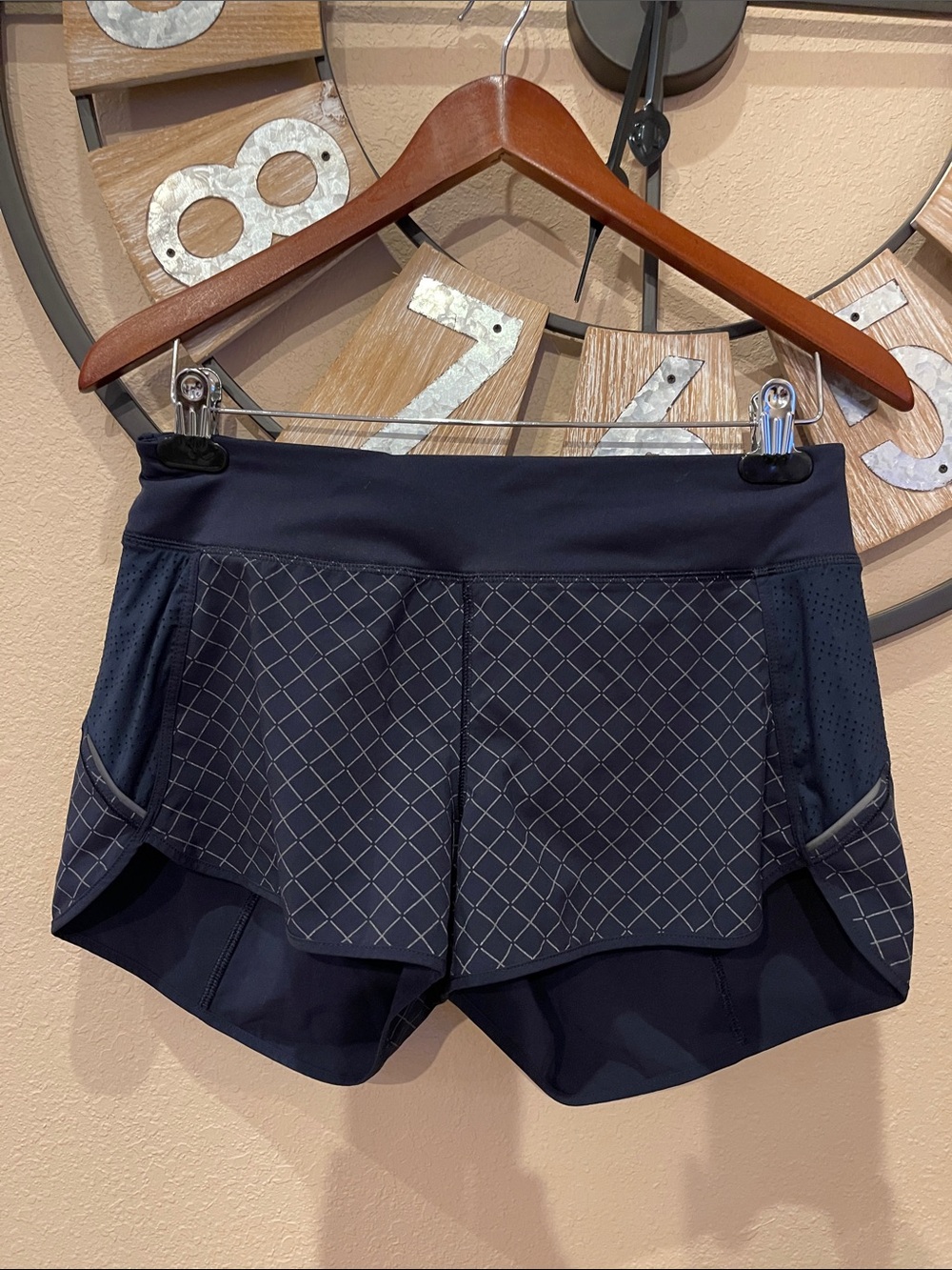 Athletes Navy Shorts